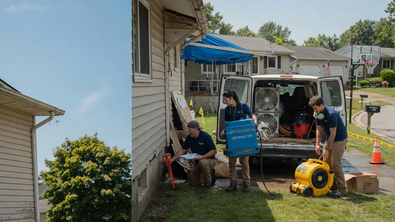 Ceiling Leak Cleanup in Tobyhanna, PA near me