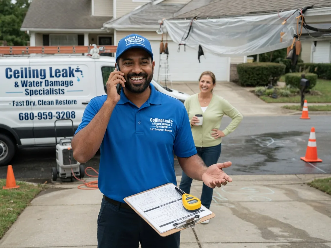 Ceiling Leak Cleanup Tobyhanna, PA FAQs